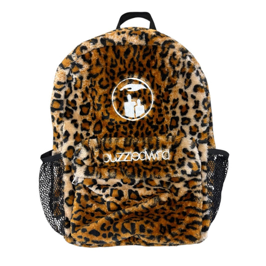 Leopard Fur Backpack